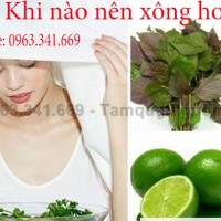 Khi nào nên xông hơi