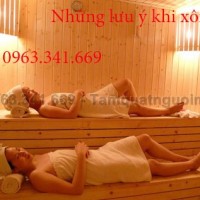 Những lưu ý khi đi xông hơi